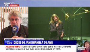 Mort de Jane Birkin: "La famille des Francofolies est vraiment en deuil" témoigne Gérard Pont, patron du festival
