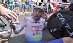 Tour de France 2023 - Pierre Latour, au bout de l'effort : "Je l'ai fait à fond ce chrono et je vais finir 40e !"