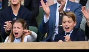 George et Charlotte enfreignent la règle stricte de Wimbledon avec une rare exception faite pour les