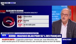 Élisabeth Borne est une mauvaise Première ministre pour 56% des Français, selon un sondage Elabe/BFMTV