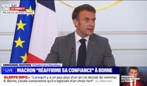 Emmanuel Macron: "Le cap est clair et simple, c'est celui de l'indépendance du pays"