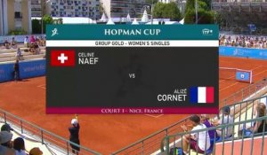 Le replay de Naef - Cornet - Tennis - Hopman Cup
