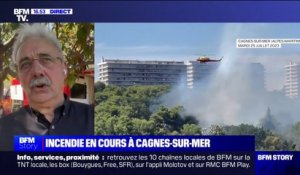 Incendie à Cagnes-sur-Mer: "Le feu est fixé et est en train d'être noyé", indique le maire de la commune, Louis Nègre