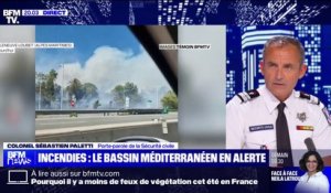 Incendies: "9 feux sur 10 sont d'origine humaine", rappelle le colonel Sébastien Paletti (porte-parole de la Sécurité civile)