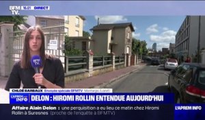 Hiromi Rollin, la "dame de compagnie" d'Alain Delon, est entendue en audition simple à Montargis ce mercredi