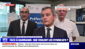 Fronde des policiers: "Je comprends cette émotion, cette colère et cette tristesse", affirme Gérald Darmanin