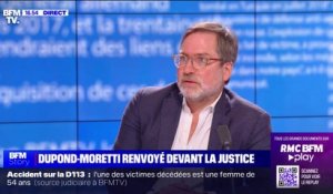 Patrice Spinosi (avocat d'Éric Dupond-Moretti): "Il est tout à fait compatible d'être ministre de la Justice et mis en cause dans cette procédure dont il est innocent"
