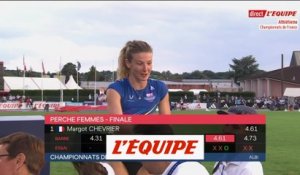 Chevrier championne de France à la perche - Athlétisme - Championnats de France