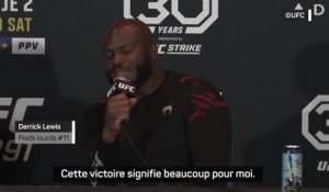 UFC 291 - Lewis : "Cette victoire signifie beaucoup pour moi"