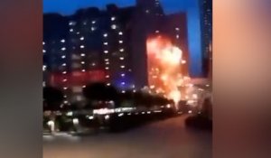 Deux immeubles touchés à Moscou par une attaque de drones