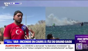 Var: un incendie en cours sur l'île du Grand Gaou, à Six-Fours-les-Plages