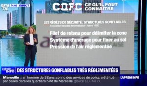 Structure gonflable pour enfants: quelle est la réglementation en vigueur?