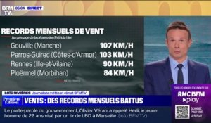 Des records mensuels de vents battus dans l'Ouest pendant le passage de la dépression Patricia