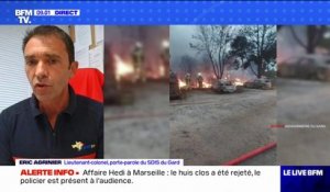Camping incendié dans le Gard: 15 mobil-homes, 5 voitures et un fourgon ont été détruits par le feu