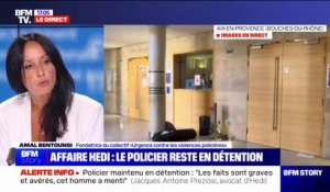 Policier maintenu en détention provisoire dans l'affaire Hedi: "On ne peut que se satisfaire de cette décision", pour Amal Bentounsi (collectif "Urgence contre les violences policières")