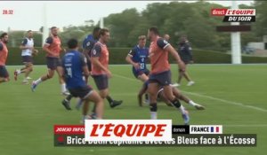Dulin capitaine avec les Bleus face à l'Ecosse - Rugby - Amical