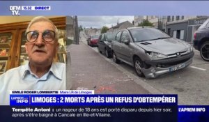 Deux morts après un refus d'obtempérer présumé à Limoges: "La police, autant que je sache, n'est pas responsable de cet état de fait", réagit le maire Emile Roger Lombertie (LR)