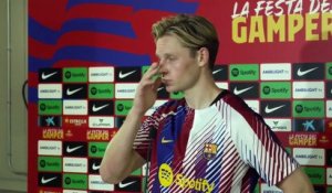 De Jong : "Nous ne sommes pas favoris pour remporter la Ligue des champions"