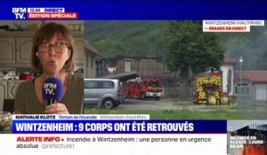 Nathalie Klotz, témoin de l'incendie en Alsace: "J'ai entendu beaucoup de sirènes (...), j'entendais des gens qui criaient"