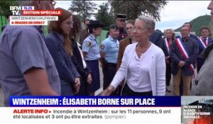 Incendie dans un gîte à Wintzenheim: Élisabeth Borne est arrivée sur les lieux du drame
