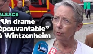 Après l'incendie de Wintzenheim, Borne exprime « toute sa tristesse et sa solidarité »