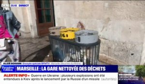 À Marseille, la gare Saint-Charles a été nettoyée des déchets