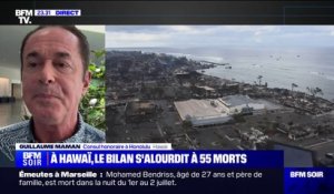 Incendies à Hawaï: "Nous avons 600 résidents français que nous connaissons sur l'île de Maui", indique Guillaume Maman (consul honoraire à Honolulu)