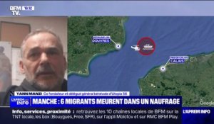 Six migrants morts noyés dans la Manche: "Les morts vont continuer à s'accumuler tant qu'on n'aura pas des routes sûres pour faire passer ces populations", affirme Yann Manzi (Utopia 56)