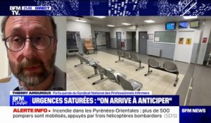 Urgences saturées: "Les soignants sont sous-payés et en sous-effectifs, donc ils n'ont plus envie de rester", affirme Thierry Amouroux (syndicat des infirmiers)