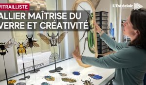 Elisabeth de Bourleuf allie maîtrise du verre et créativité au sein de l’atelier-boutique Belisama