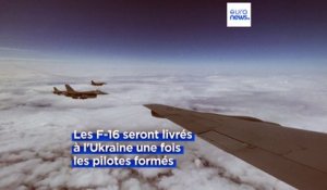 Ukraine : les F-16 seront livrés une fois les pilotes formés