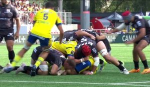 TOP 14 - Essai de Gavin STARK (OYO) - Oyonnax Rugby - ASM Clermont - Saison 2023-2024