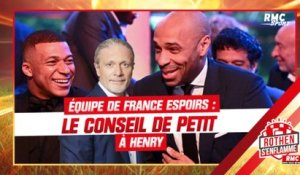 Équipe de France Espoirs : Le conseil de Petit à Henry