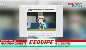 Marquinhos élu capitaine par ses coéquipiers du PSG - Foot - L1