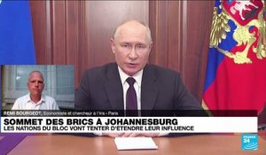 Sommet des Brics à Johannesburg, les nations du bloc vont tenter d'étendre leur influence