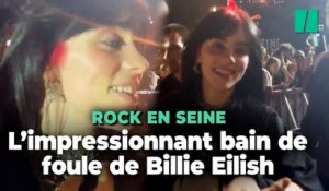 Billie Eilish a pris un bain de foule avec ses fans français à Rock en Seine