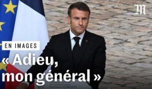 Le discours d'Emmanuel Macron lors de l'hommage national rendu au général Georgelin