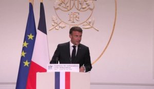 Suivez en direct le discours d'Emmanuel Macron aux ambassadeurs de France