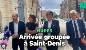 Conviée par Macron, la Nupes arrive groupée à Saint-Denis après une rentrée en ordre dispersée