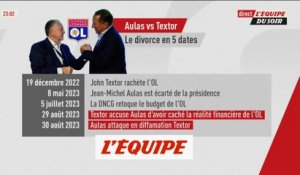 Aulas vs Textor : Le divorce en 5 dates - Foot - L1 - OL