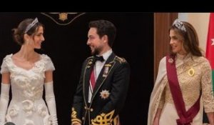 La reine Rania de Jordanie a choisi un diadème poignant à porter lors de la réception de mariage