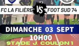 MATCH DE PRÉPARATION U-15 AU FC. LA FILIÈRE