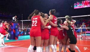 Le replay de Serbie - Turquie (tie-break) - Volley - Euro (F)