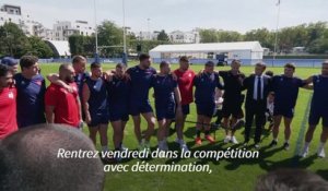 "Rendez-nous fiers et heureux", les encouragements de Macron au XV de France