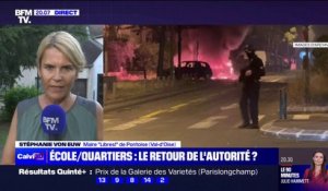 Émeutes: "Tous les stigmates ne sont pas encore effacés", pour Stéphanie Von Euw, maire "Libres!" de Pontoise (Val-d'Oise)