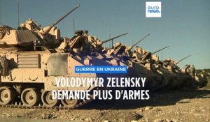 Ukraine : la contre-offensive menacée par la lenteur de l'aide occidentale, déplore Zelensky
