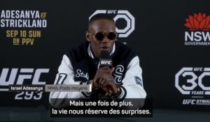 UFC 293 - Adesanya : “J'ai perdu contre le meilleur homme de la soirée”