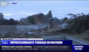 Mayenne: les images des dégâts causés par la tornade