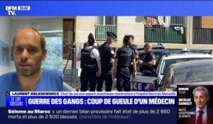 Fusillades à Marseille: "L'âge moyen des victimes est de moins de 30 ans" constate Laurent Zieleskiewicz, (hôpital Nord de Marseille)