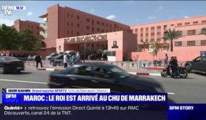 Séisme au Maroc: le roi a quitté le CHU de Marrakech où il a rendu visite aux victimes